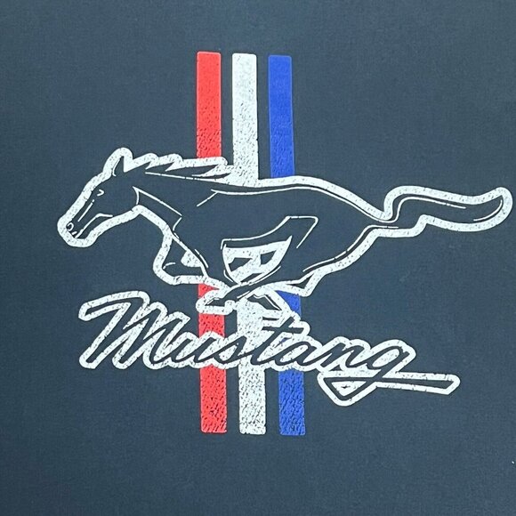 Mustang Ford Mens size XXL 50/52 Officially Licensed T Shirt Short Sleeve Black - Picture 3 of 9